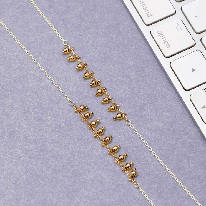 Dancing Night 925 Sterling Silver Anklet