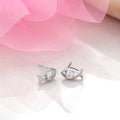Dazzling Fish CZ 925 Sterling Silver Earrings