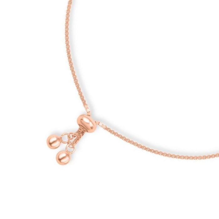 Dazzling Rose Gold Plated 925 Sterling Silver Bracelet