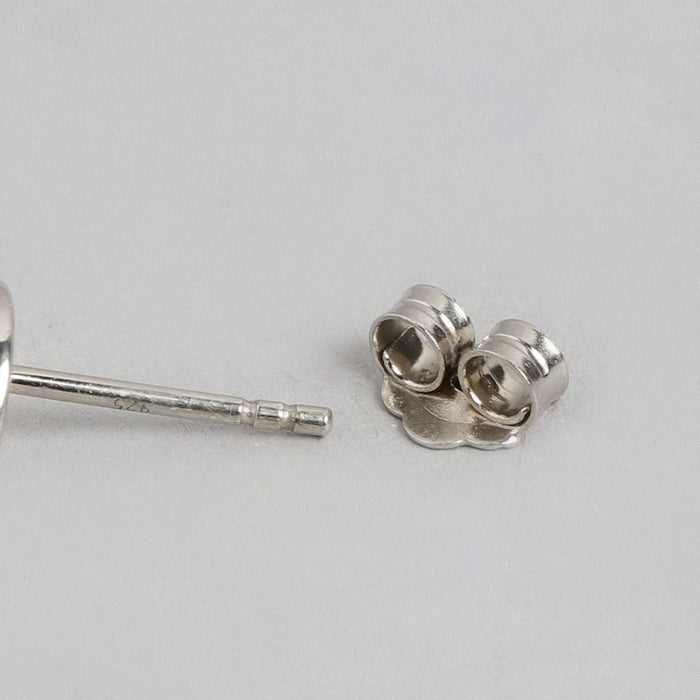 Dazzling Stardust Rhodium-Plated 925 Sterling Silver Stud Earrings