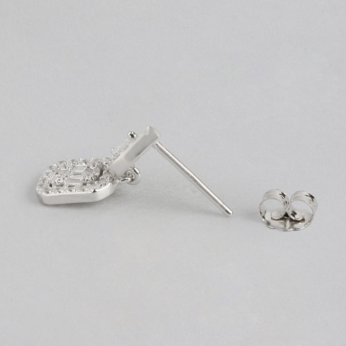 Dazzling Zirconia Radiance Rhodium-Plated 925 Sterling Silver Jewelry Set