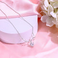 Deer Rhodium Plated 925 Sterling Silver Necklace