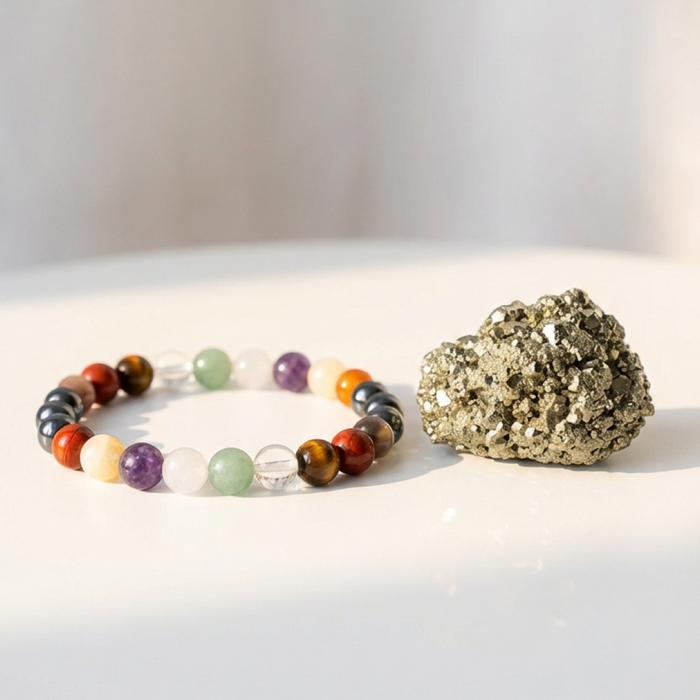 Dhan Varsha & Raw Pyrite Prosperity Combo - view 2
