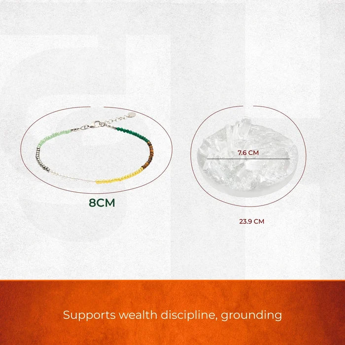 Dhan Yog Anklet for Wealth Stability with Free Selenite Plate combo - view 4