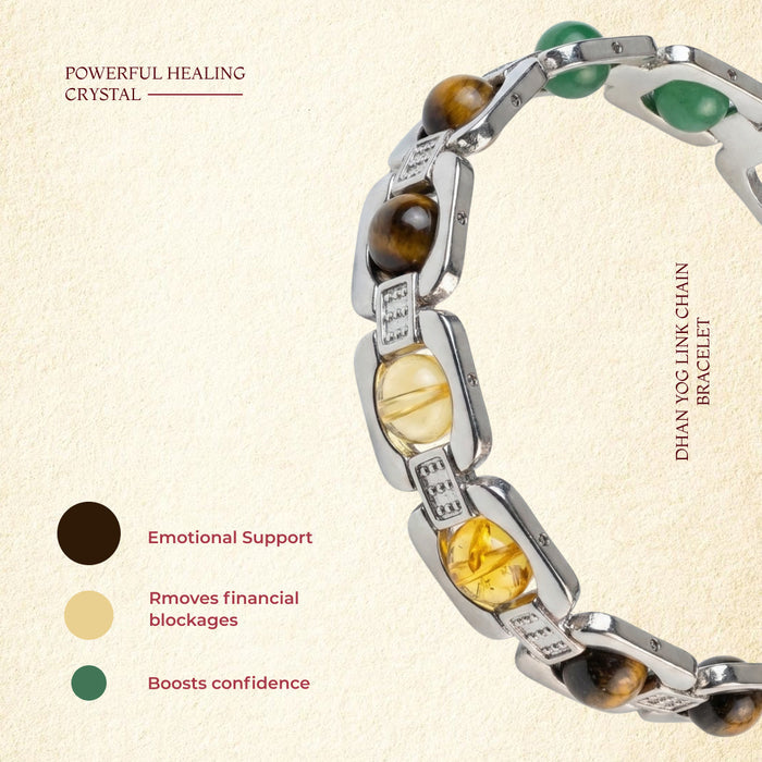 Dhan Yog Link Chain Bracelet - view 2