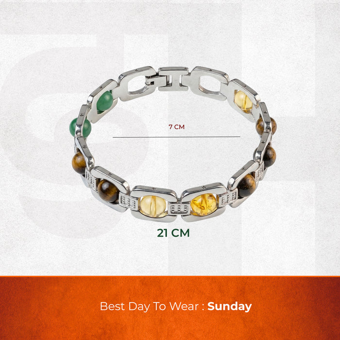 Dhan Yog Link Chain Bracelet - view 3