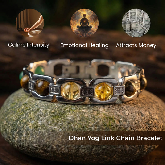 Dhan Yog Link Chain Bracelet - view 4