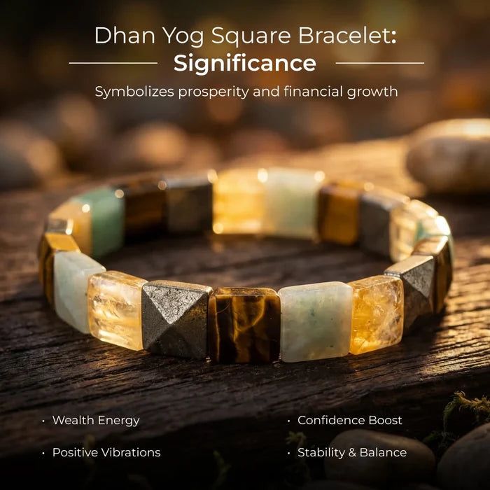 Dhan Yog Square Bracelet - view 4
