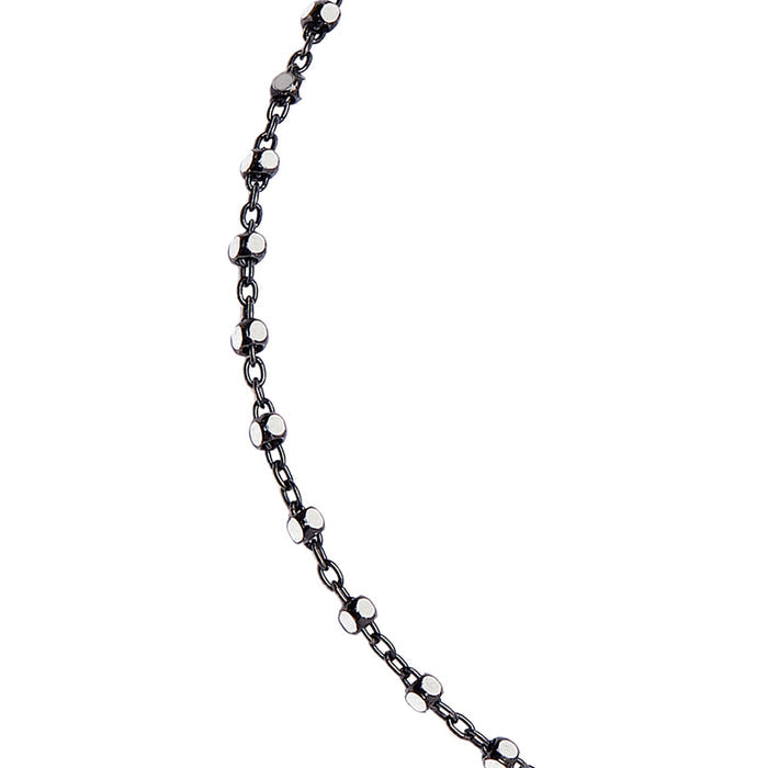 Dice-Chain-Lock 925 Sterling Silver Anklet