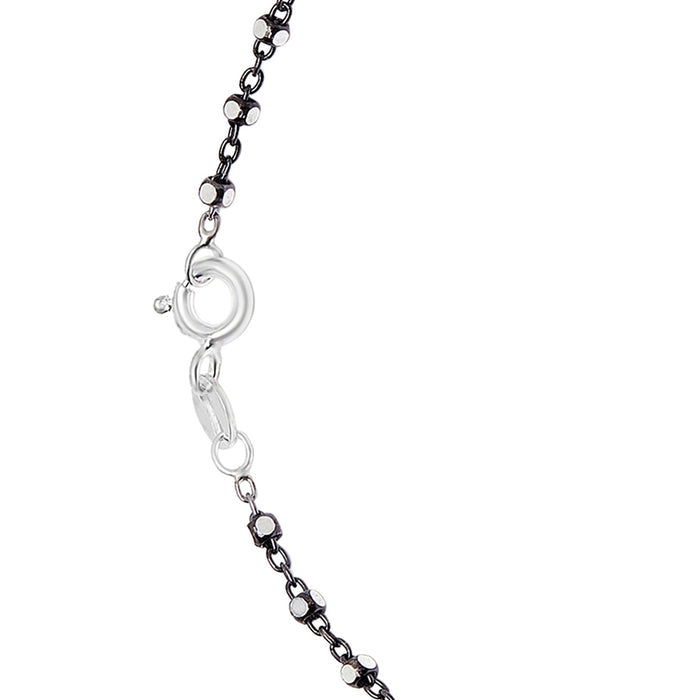 Dice-Chain-Lock 925 Sterling Silver Anklet