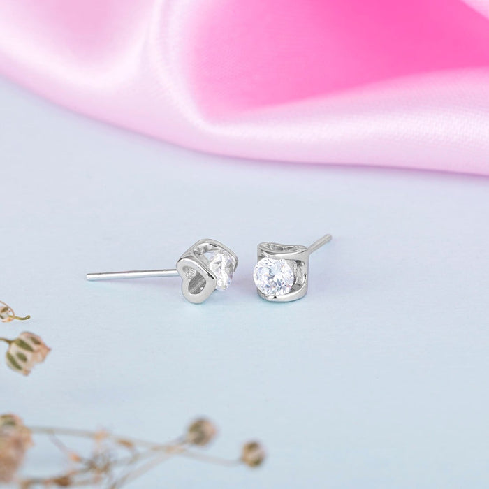 Diva CZ 925 Sterling Silver Earrings