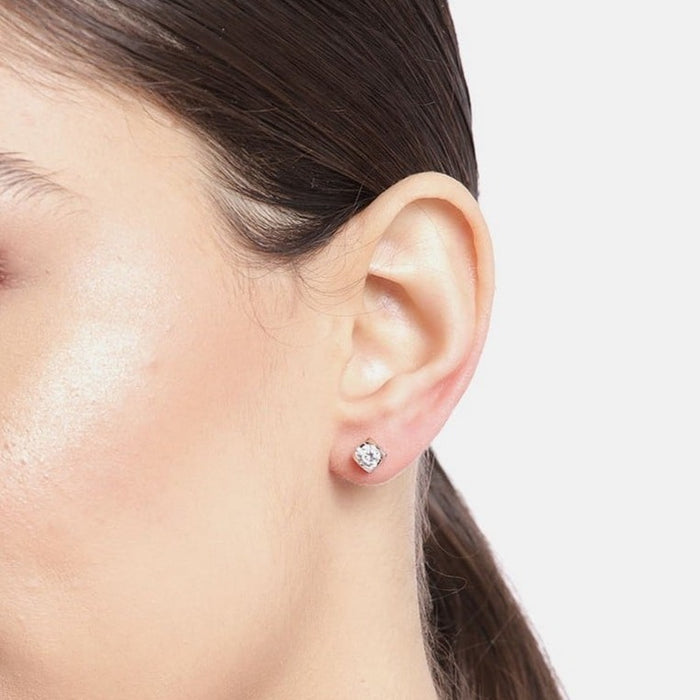 Diva CZ 925 Sterling Silver Earrings