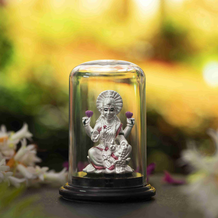 Divine Abundance 999 Silver Lakshmi Ji Idol