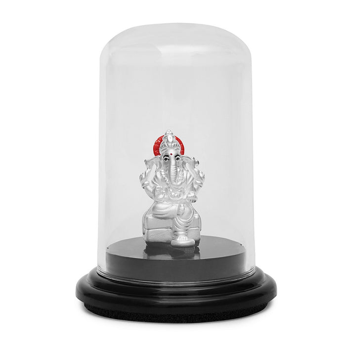 Divine Blessings 999 Silver Ganesh Ji Idol