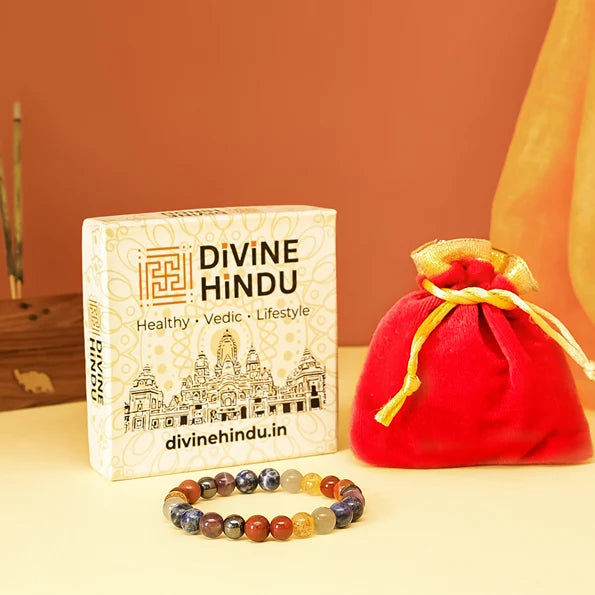 Divine Chakra Healing Bracelet – 7 Powerful Stones for Balance & Energy by Divine Hindu