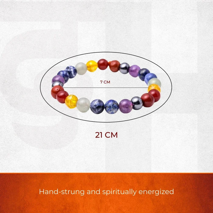 Divine Chakra Healing Bracelet – 7 Powerful Stones for Balance & Energy - view 2