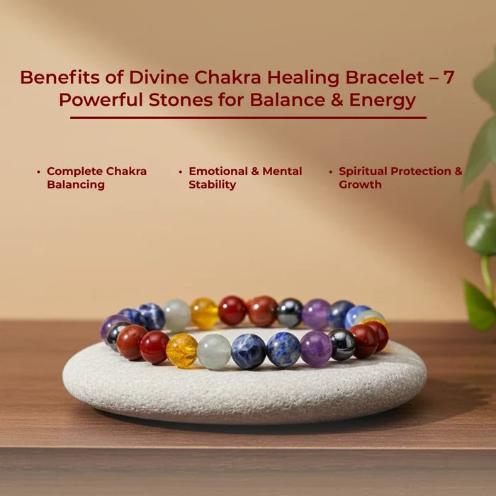 Divine Chakra Healing Bracelet – 7 Powerful Stones for Balance & Energy - view 3