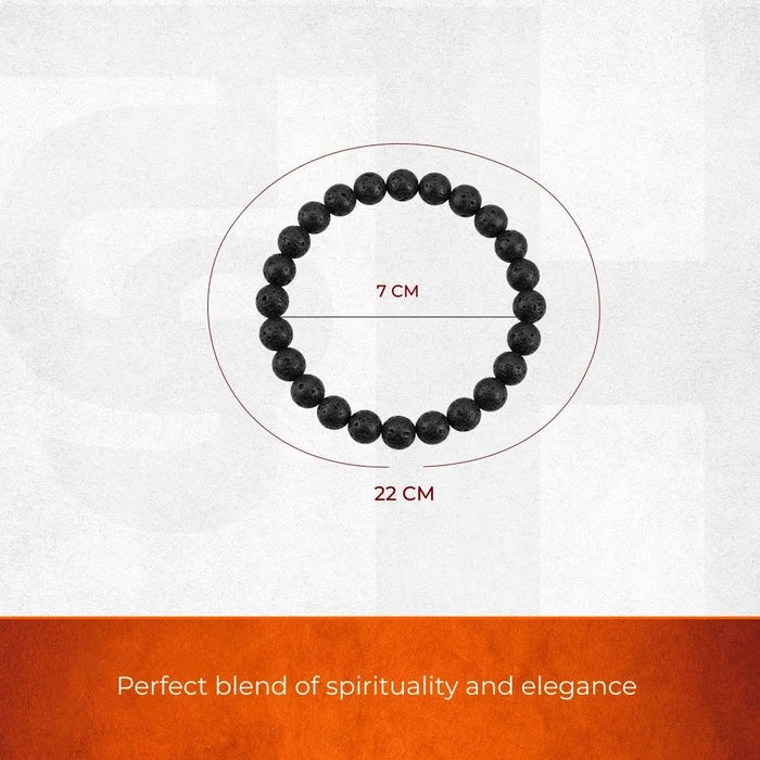 Divine Duo - Gold Plated Rudraksha & Karungali Malai Bracelet Combo - view 2