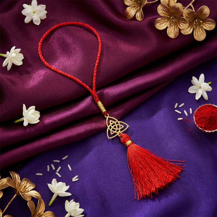 Divine Floral Gold Plated 925 Silver Lumba