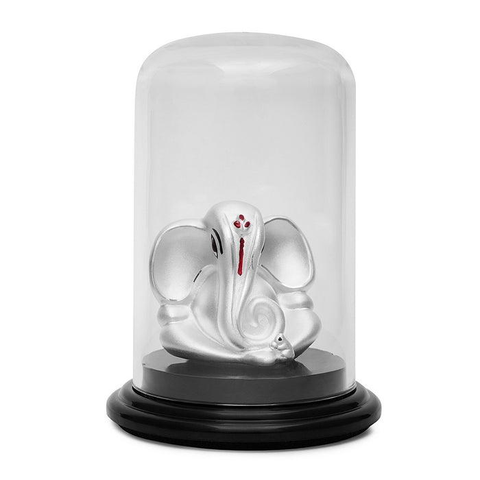 Divine Grace 999 Silver Ganesh Ji Idol