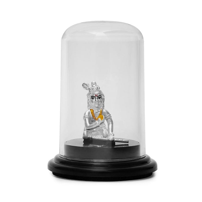 Divine Grace 999 Silver Little Krishna Ji Idol