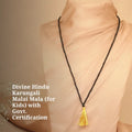 Divine Hindu Karungali Malai Mala (for Kids) with Govt. Certification
