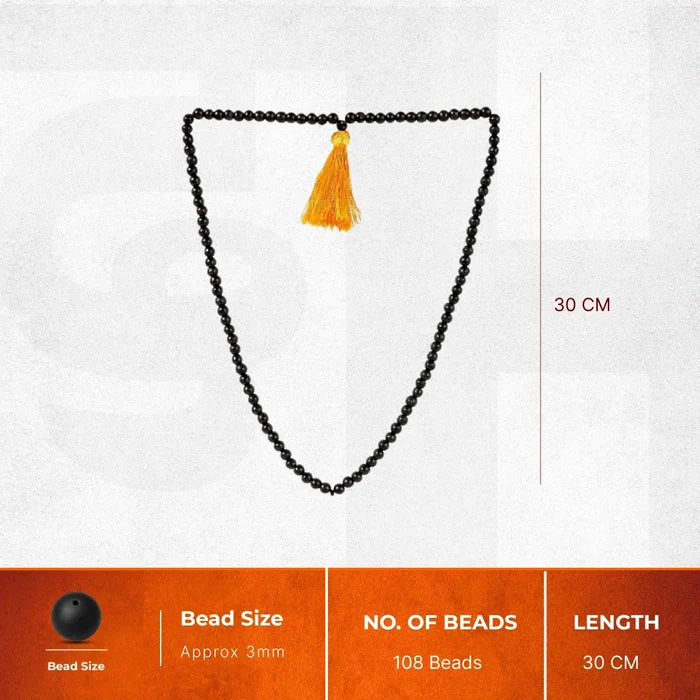 Divine Hindu Karungali Malai Mala (for Kids) with Govt. Certification - view 2