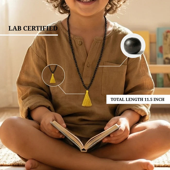 Divine Hindu Karungali Malai Mala (for Kids) with Govt. Certification - view 3