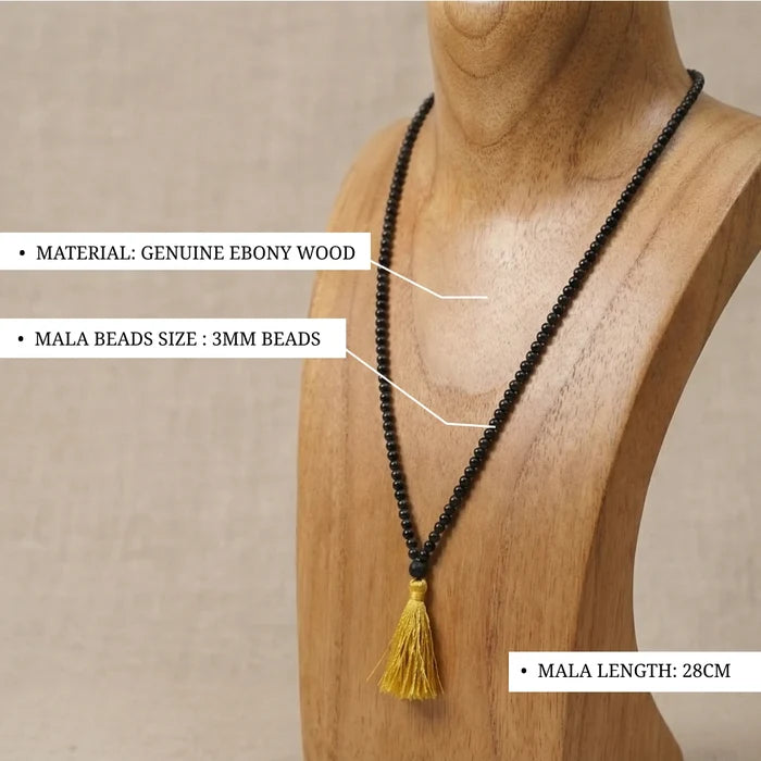 Divine Hindu Karungali Malai Mala (for Kids) with Govt. Certification - view 4