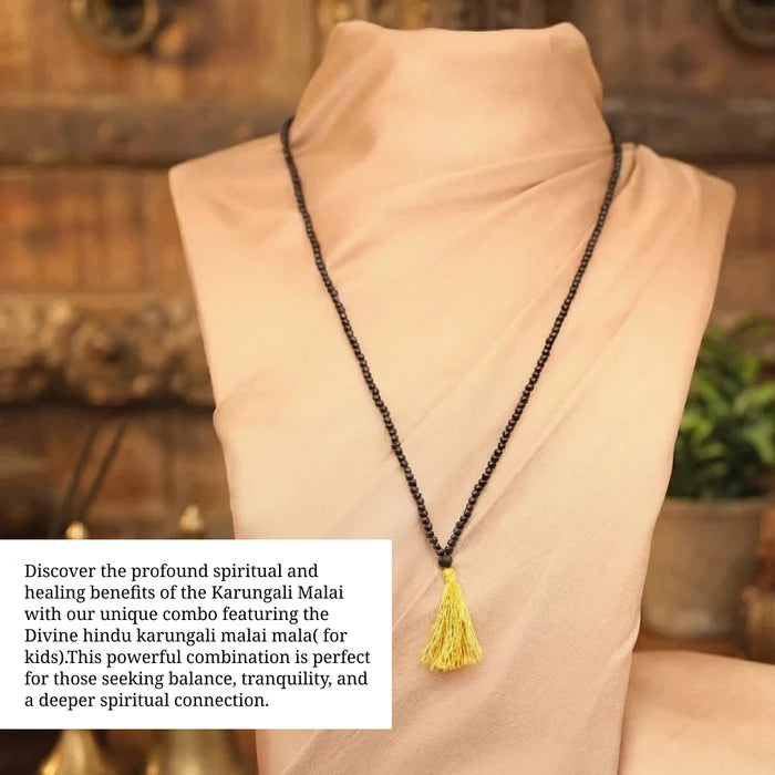 Divine Hindu Karungali Malai Mala (for Kids) with Govt. Certification - view 5