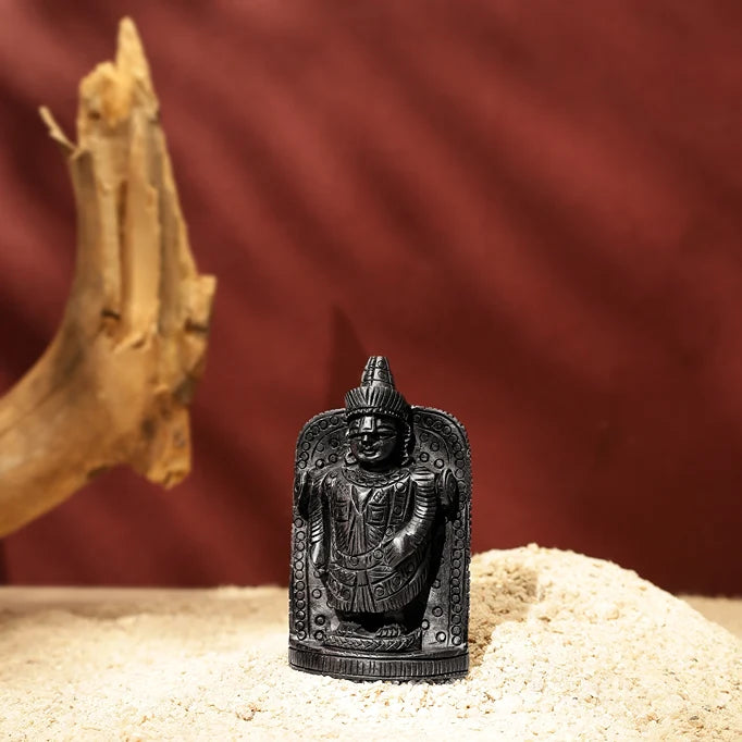 Divine Hindu Lord Venkateswara Karungali Idol