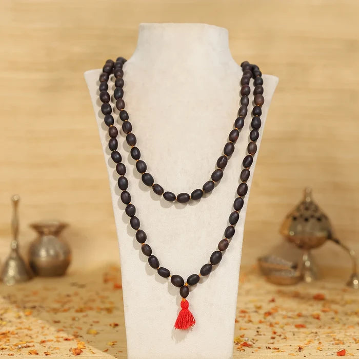Divine Hindu Lotus Seed Jaap Mala 108 Beads (Kamal Gatta)