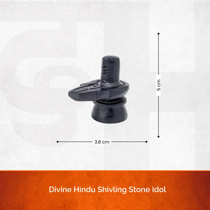Divine Hindu Shivling Stone Idol - view 3