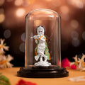 Divine Melody Rhodium-Plated 999 Silver Lord Krishna Idol