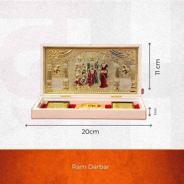 Divine Ram Darbar Pocket Temple - Gold Plated - view 2