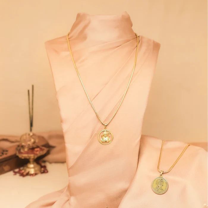 Divine Ram Ji and Hanuman Ji Pendant Combo