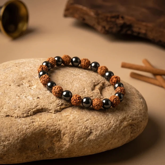 Divine Rudraksha Magnet Bracelet