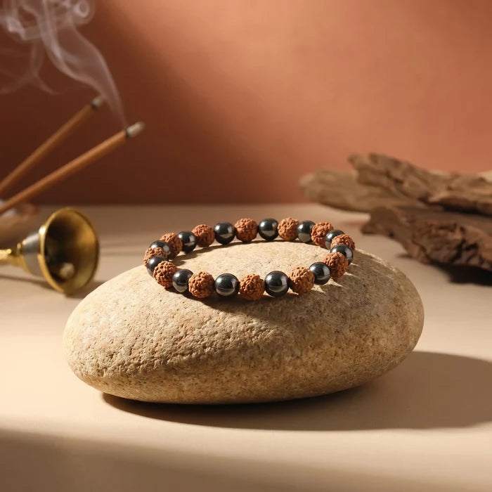 Divine Rudraksha Magnet Bracelet