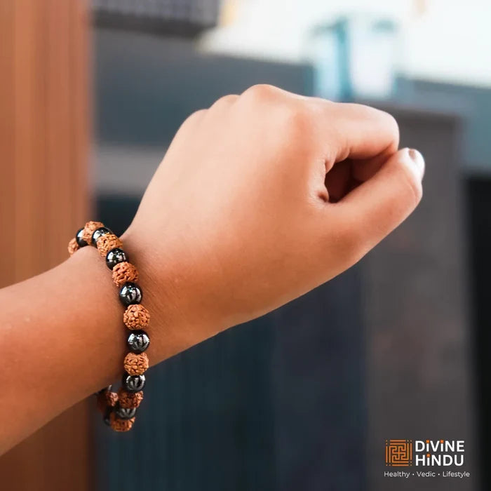 Divine Rudraksha Magnet Bracelet - view 4