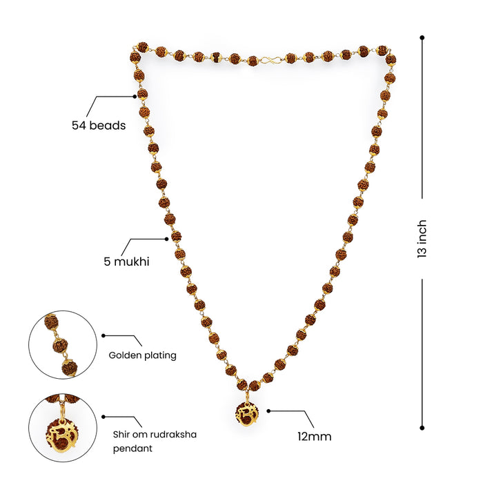 Divine Rudraksha Pendant Necklace - view 2