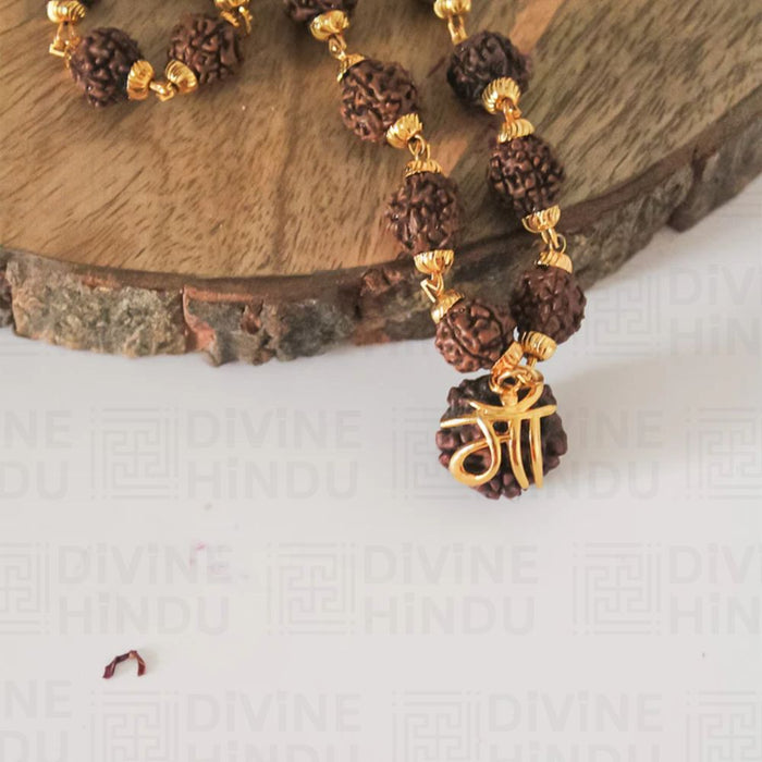 Divine Rudraksha Pendant Necklace - view 6