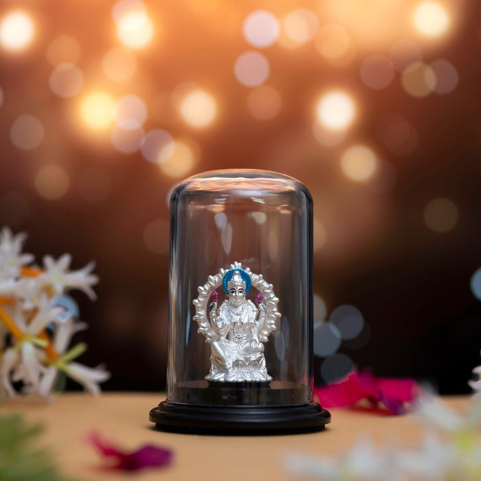 Divine Serenity 999 Silver Lakshmi Ji Idol