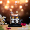 Divine Union 999 Silver Lakshmi & Ganesh Ji Idol