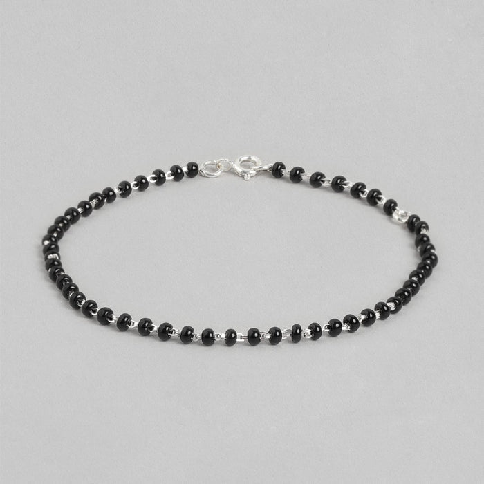 Divine Union Rhodium Plated 925 Silver Mangalsutra Bracelet