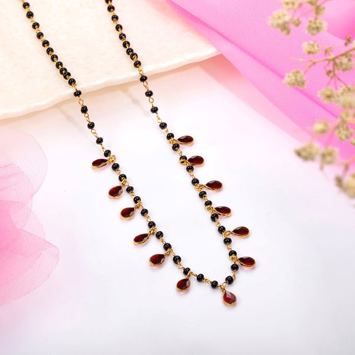 Divine Unity Gold-Plated 925 Sterling Silver Drop Mangalsutra