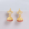 Drop Elegance Gold Plated 925 Sterling Silver Earrings