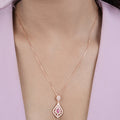 Dropling Rose Gold Plated 925 Sterling Silver Pendants