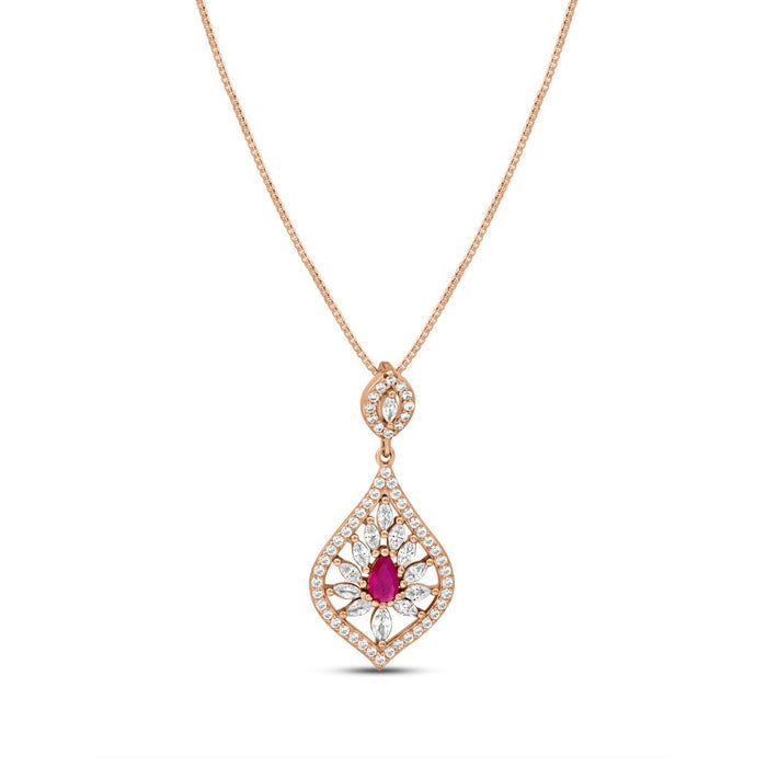 Dropling Rose Gold Plated 925 Sterling Silver Pendants