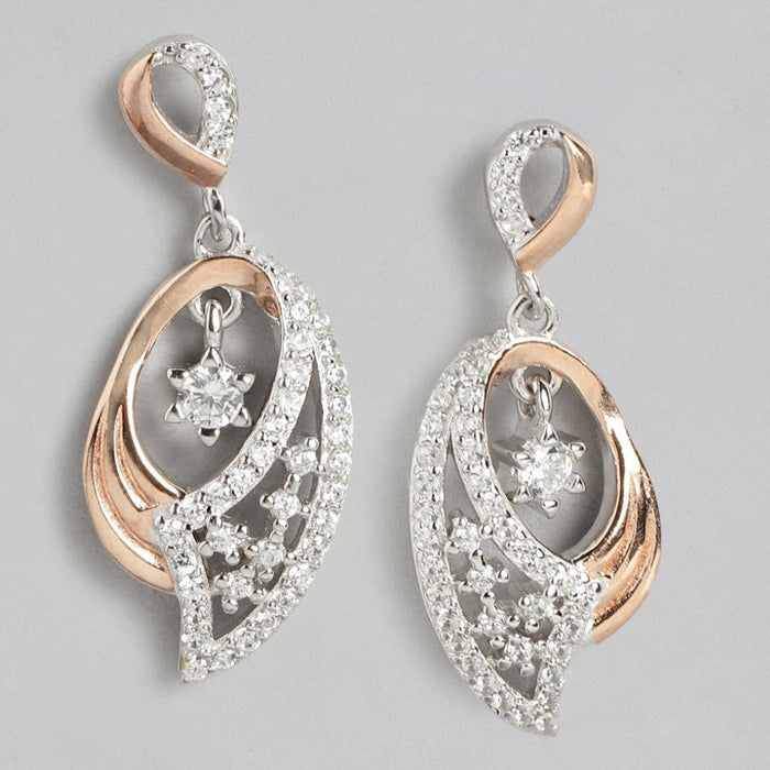 Dual Eternity CZ Radiance 925 Sterling Silver Jewelry Set