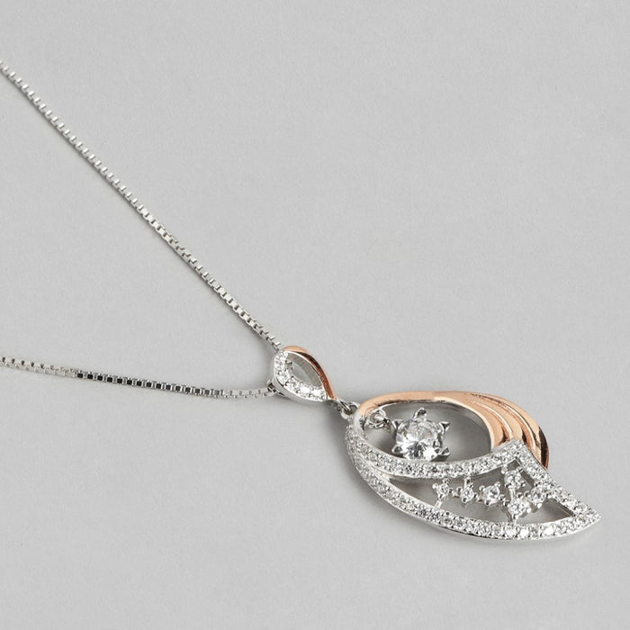 Dual Eternity CZ Radiance 925 Sterling Silver Jewelry Set